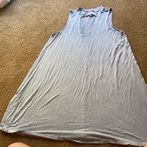Grey, V neck american eagle dress